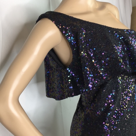 SOLD!! ♥️🌟NEW!! Size 9/10 Jrs | B. Darlin Sequins Dress - Picture 5 of 6